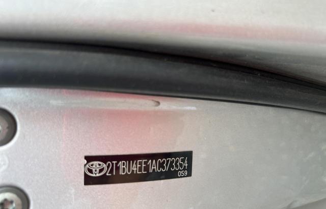 Photo 3 from auction – 2010 TOYOTA COROLLA BA with VIN 2T1BU4EE1AC373354