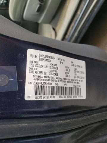 Photo 10 from auction – 2007 DODGE GRAND CARA with VIN 2D4GP44L47R145888