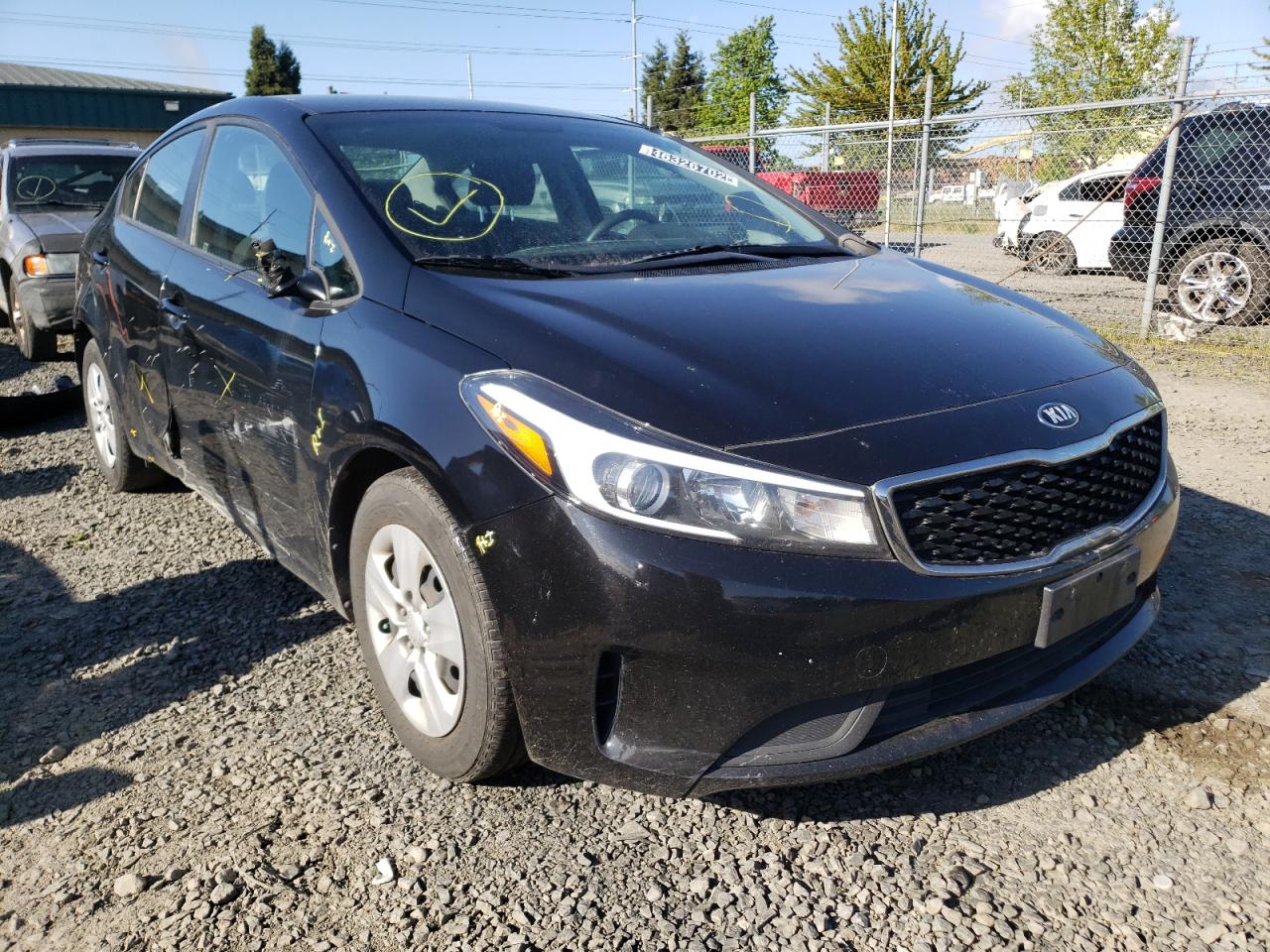 KIA FORTE LX 2017 with VIN 3KPFL4A78HE130566 - Photo from auction