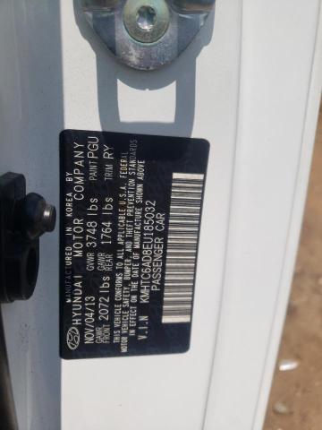 HYUNDAI VELOSTER 2014 مع رقم تعريف المركبة KMHTC6AD8EU185032 - صورة من المزاد