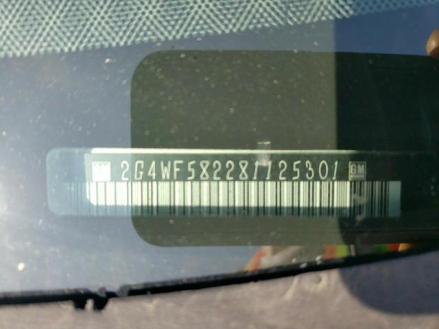 Photo 10 from auction – 2008 BUICK ALLURE CX with VIN 2G4WF582281125301