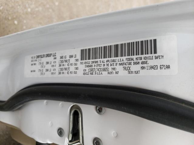 Photo 10 from auction – 2012 DODGE RAM 1500 S with VIN 1C6RD7LT4CS168251