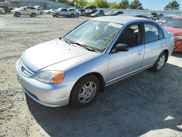 Photo 2 from auction – 2002 HONDA CIVIC LX with VIN 2HGES16512H575264