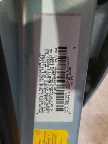 Photo 10 from auction – 2003 TOYOTA PRIUS with VIN JT2BK18U930078936