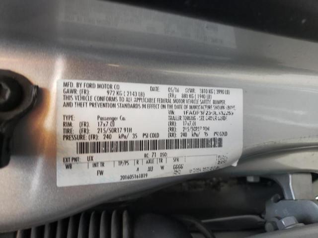 Photo 10 from auction – 2016 FORD FOCUS SE with VIN 1FADP3F23GL332259
