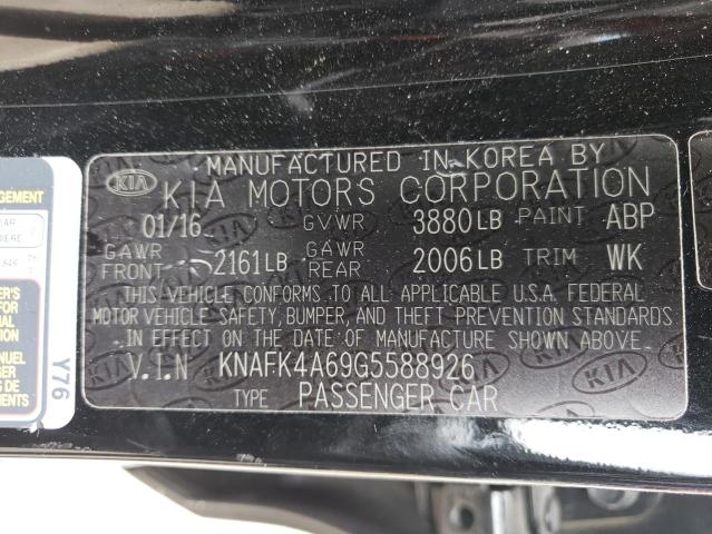 Photo 10 from auction – 2016 KIA FORTE LX with VIN KNAFK4A69G5588926