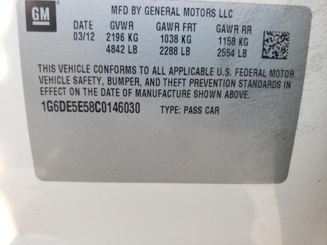 Photo 10 from auction – 2012 CADILLAC CTS LUXURY with VIN 1G6DE5E58C0146030