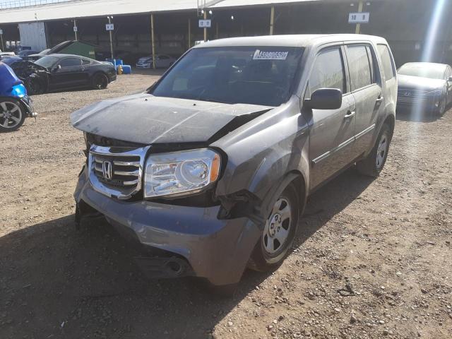 Photo 2 from auction – 2014 HONDA PILOT LX with VIN 5FNYF3H25EB023100