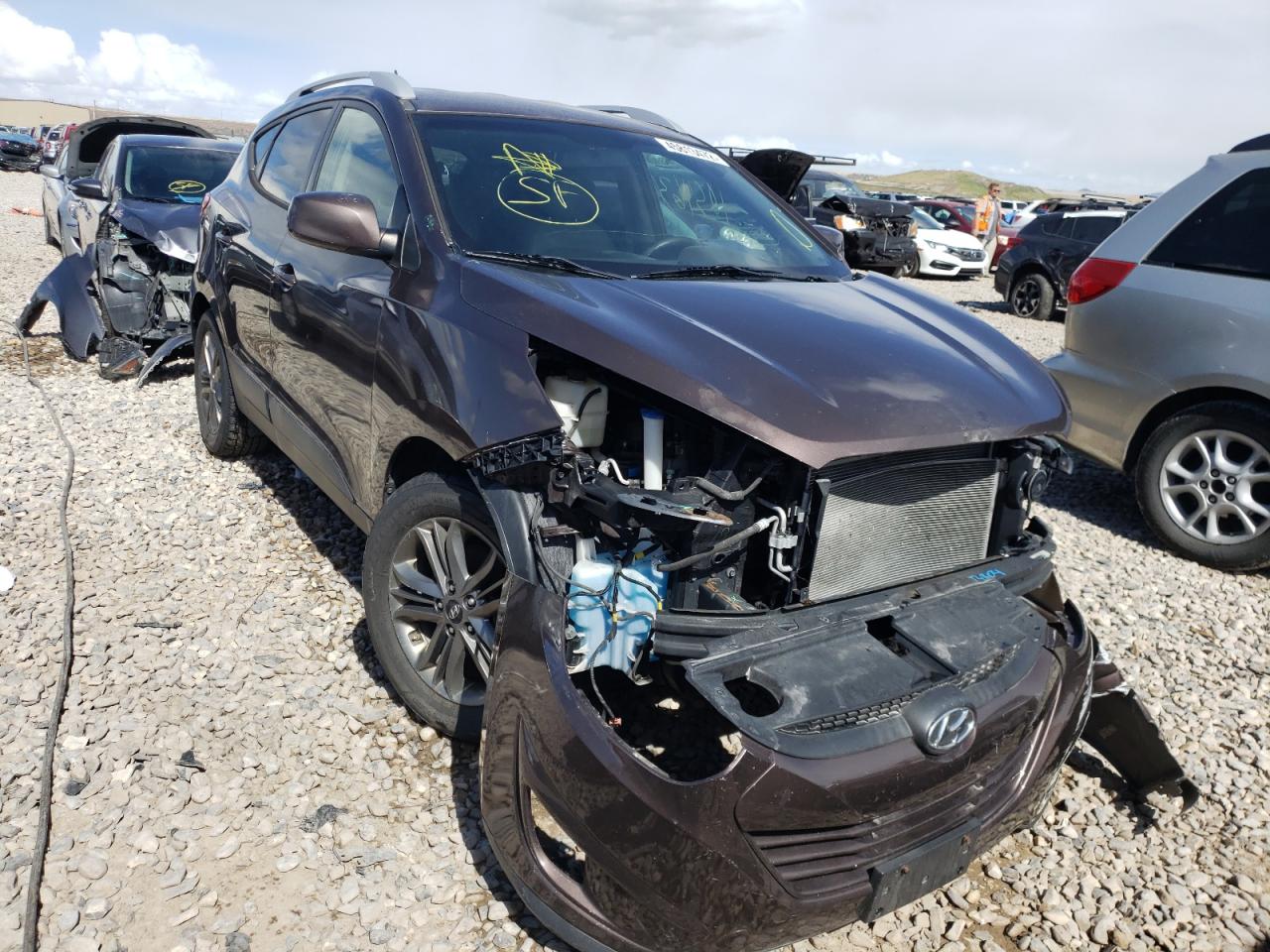 Photo 1 from auction – 2014 HYUNDAI TUCSON GLS with VIN KM8JUCAG2EU826334