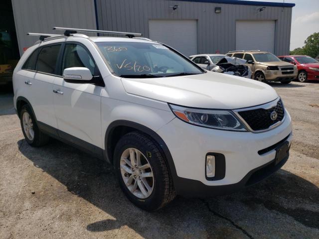 KIA SORENTO LX 2015 with VIN 5XYKT3A63FG633552 - Photo from auction