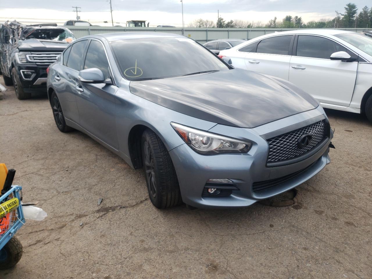 INFINITI Q50 PREMIU 2017 with VIN JN1EV7AR8HM838541 - Photo from auction