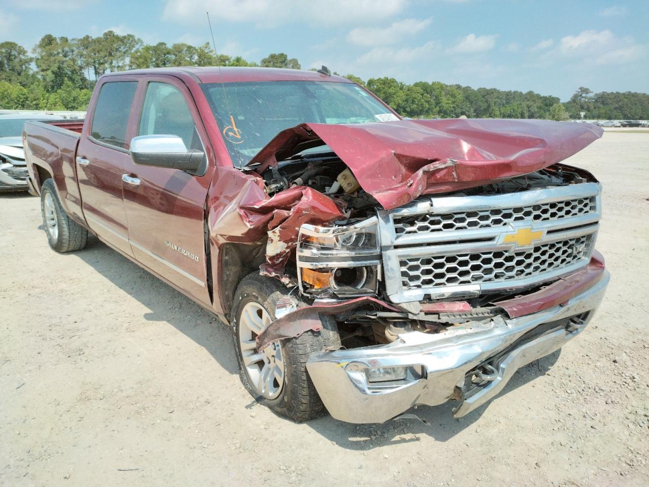 CHEVROLET SILVERADO 2014 with VIN 3GCPCSECXEG318134 - Photo from auction