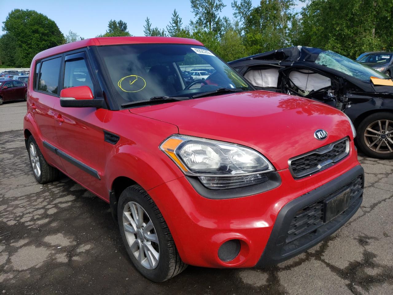 KIA SOUL + 2013 with VIN KNDJT2A69D7624449 - Photo from auction