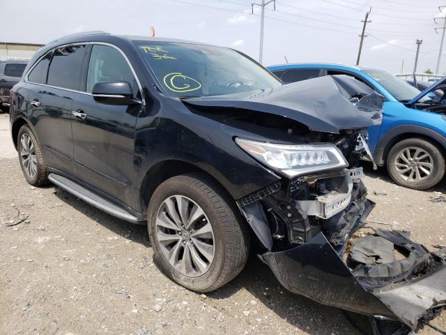 ACURA MDX TECHNO 2016 with VIN 5FRYD4H41GB012898 - Photo from auction