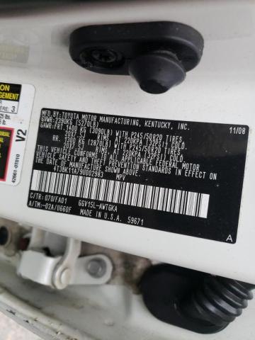 Photo 10 from auction – 2009 TOYOTA VENZA with VIN 4T3BK11A79U002983