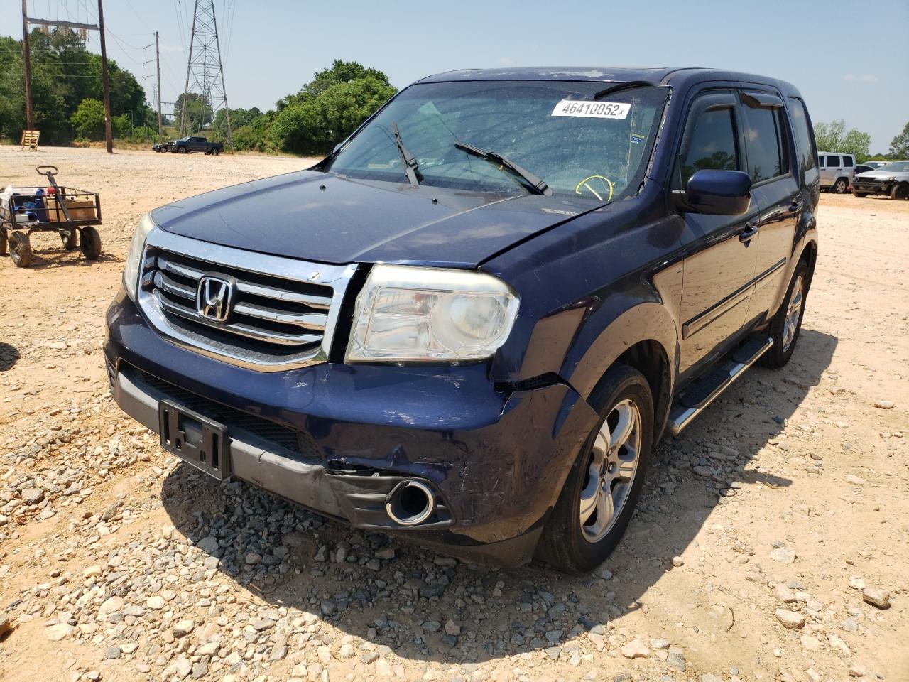 Photo 12 from auction – 2013 HONDA PILOT EXL with VIN 5FNYF3H5XDB029516