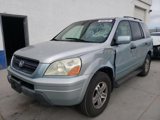 Photo 2 from auction – 2003 HONDA PILOT EXL with VIN 2HKYF18593H606363