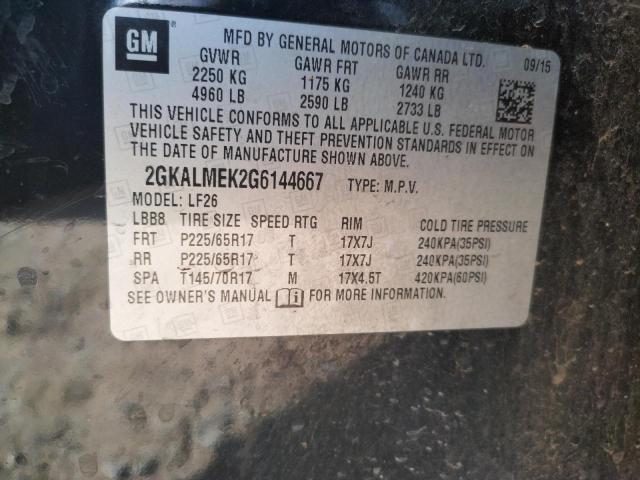 Foto 10 de la subasta – 2016 GMC TERRAIN SL con VIN 2GKALMEK2G6144667