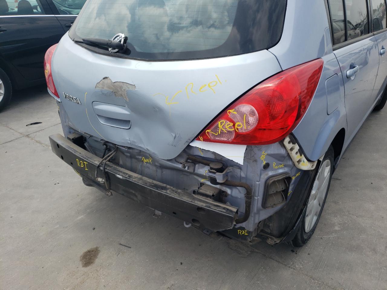Photo 9 from auction – 2012 NISSAN VERSA S with VIN 3N1BC1CP7CK204177