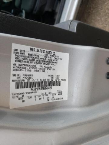 Photo 10 from auction – 2010 FORD FOCUS SE with VIN 1FAHP3FN8AW140420