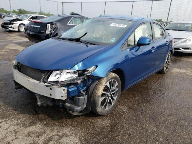 Photo 2 from auction – 2013 HONDA CIVIC EX with VIN 2HGFB2F85DH534823
