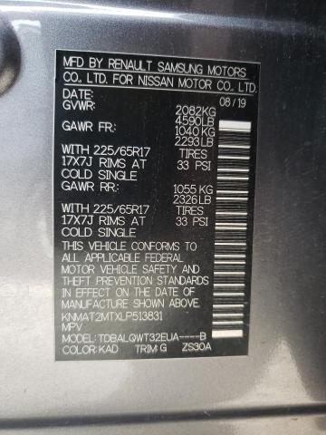 Photo 10 from auction – 2020 NISSAN ROGUE S with VIN KNMAT2MTXLP513831