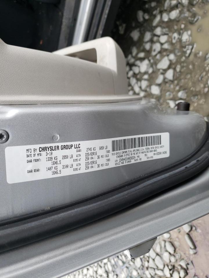 Photo 10 from auction – 2010 DODGE GRAND CARA with VIN 2D4RN4DE4AR282224