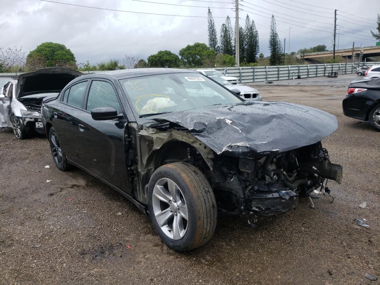 DODGE CHARGER SX 2019 with VIN 2C3CDXJG8KH697331 - Photo from auction