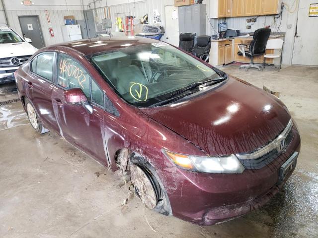 HONDA CIVIC LX 2012 with VIN 19XFB2F52CE105105 - Photo from auction