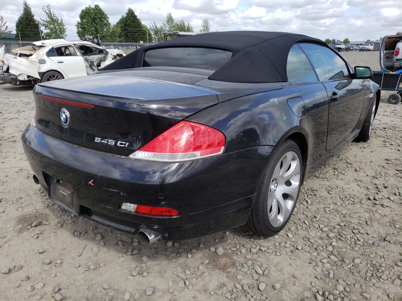 Photo 4 from auction – 2005 BMW 645 CI AUT with VIN WBAEK73445B326254