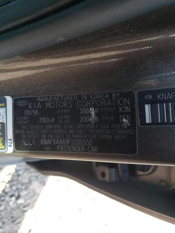 Photo 10 from auction – 2015 KIA FORTE LX with VIN KNAFX4A69F5330552