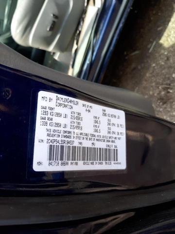 Photo 10 from auction – 2005 CHRYSLER TOWN & COU with VIN 2C4GP54L55R184537