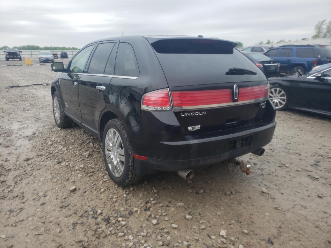 Photo 3 from auction – 2008 LINCOLN MKX with VIN 2LMDU88C78BJ29589