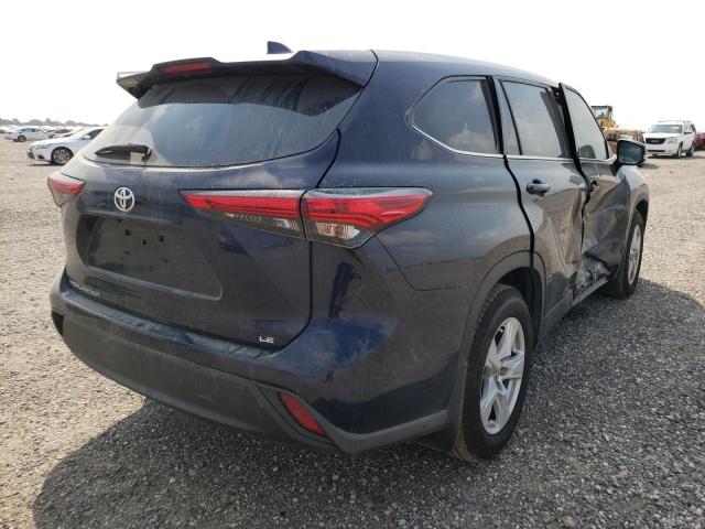 Foto 4 de la subasta – 2020 TOYOTA HIGHLANDER con VIN 5TDZZRAH5LS505782