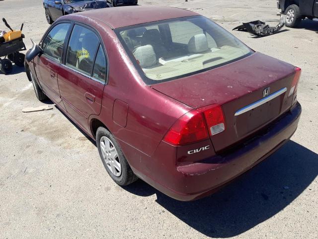 Photo 3 from auction – 2003 HONDA CIVIC LX with VIN 2HGES16553H523329