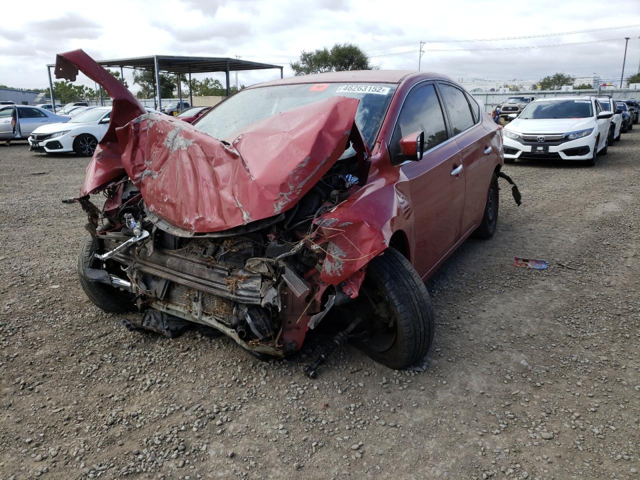Photo 2 from auction – 2013 NISSAN SENTRA S with VIN 3N1AB7AP2DL659485