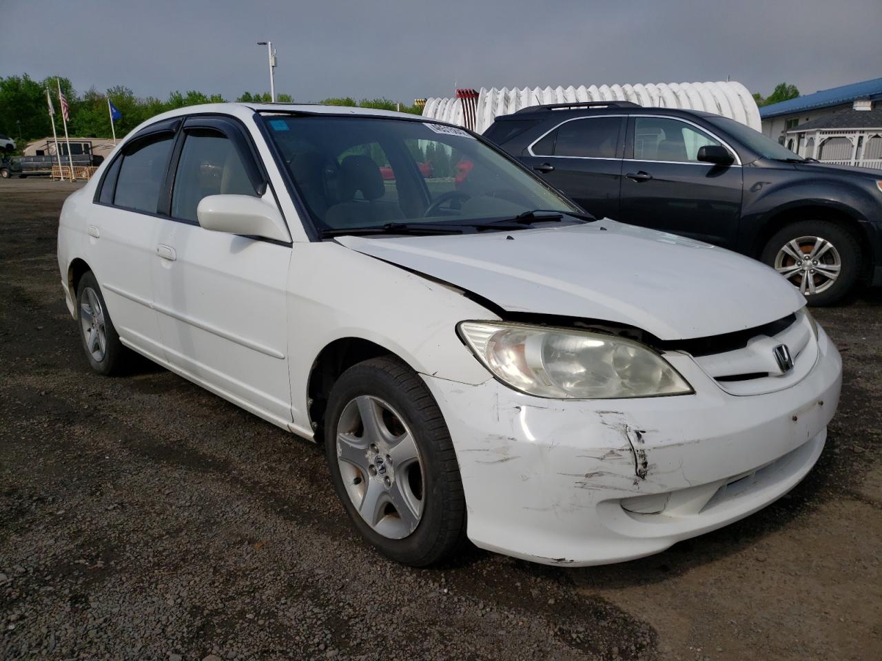 HONDA CIVIC EX 2005 with VIN 2HGES26865H619795 - Photo from auction