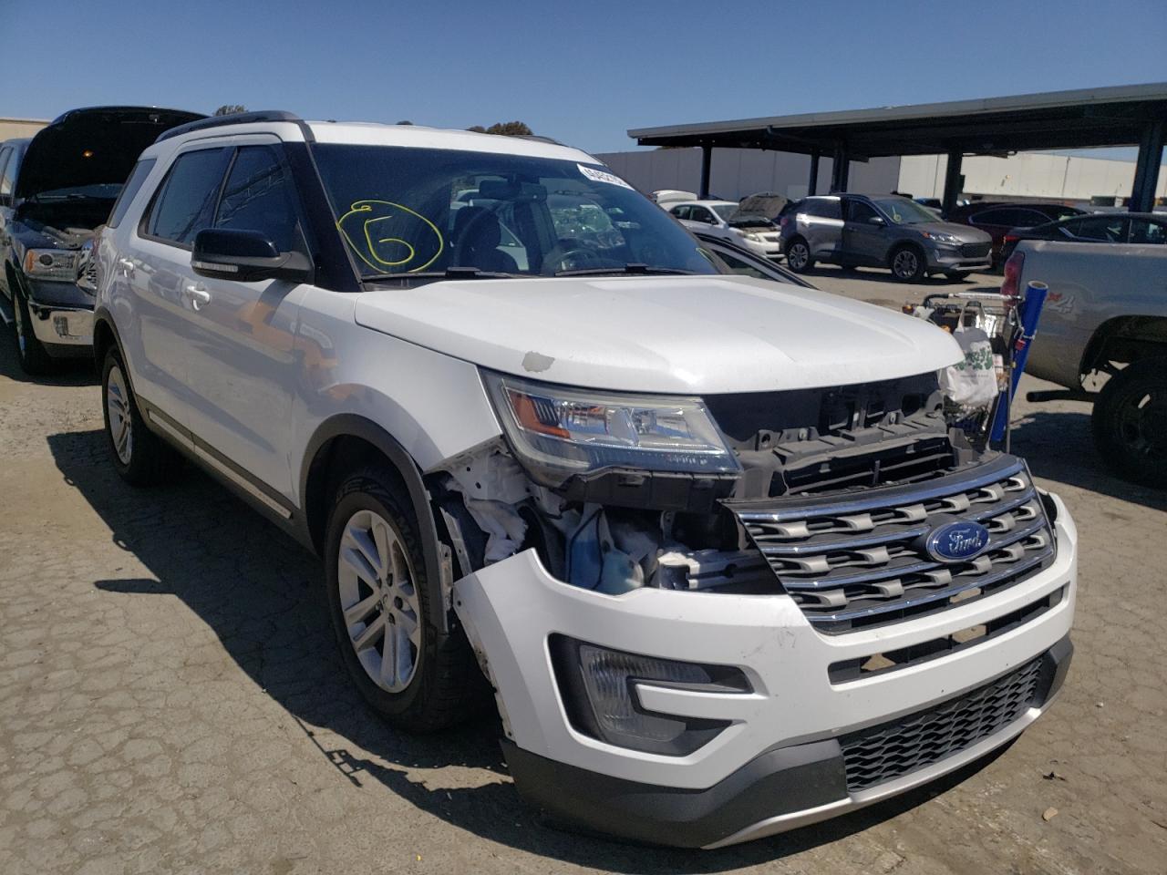 FORD EXPLORER X 2016 with VIN 1FM5K7D84GGD03515 - Photo from auction