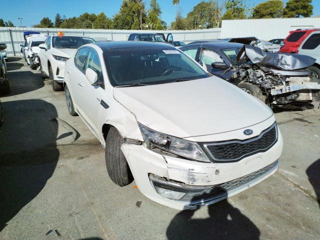 KIA OPTIMA HYB 2013 with VIN KNAGM4AD5D5057070 - Photo from auction