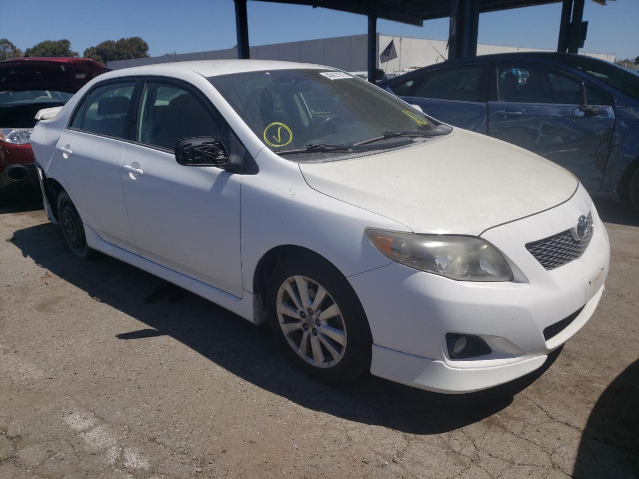TOYOTA COROLLA BA 2009 with VIN 1NXBU40EX9Z024257 - Photo from auction