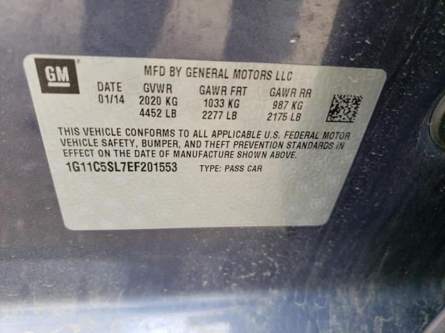 Photo 10 from auction – 2014 CHEVROLET MALIBU 1LT with VIN 1G11C5SL7EF201553