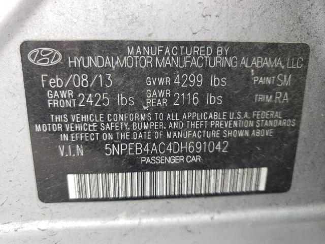 Photo 10 from auction – 2013 HYUNDAI SONATA GLS with VIN 5NPEB4AC4DH691042