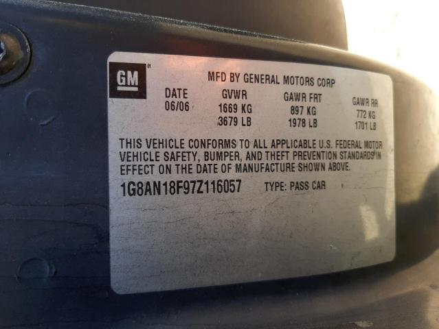 Photo 10 from auction – 2007 SATURN ION LEVEL with VIN 1G8AN18F97Z116057