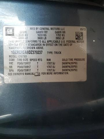 Photo 10 from auction – 2013 CHEVROLET SILVERADO with VIN 1GCRCREA8DZ379237
