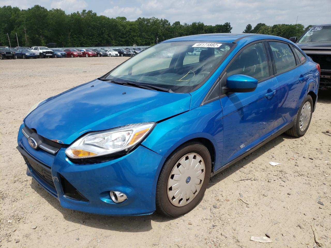 Photo 2 from auction – 2012 FORD FOCUS SE with VIN 1FAHP3F29CL157883