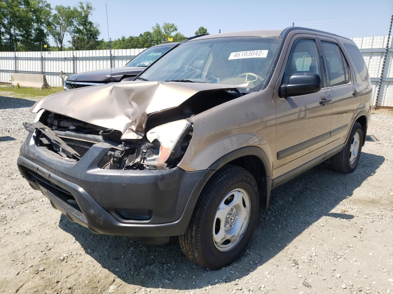 Photo 2 from auction – 2003 HONDA CR-V LX with VIN SHSRD68463U107025