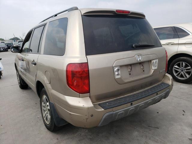 Photo 3 from auction – 2005 HONDA PILOT EXL with VIN 5FNYF18615B043870