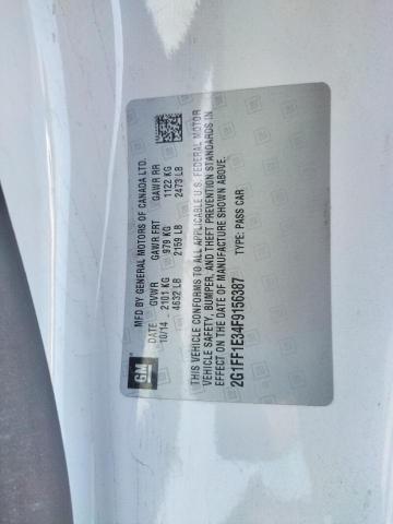 Photo 10 from auction – 2015 CHEVROLET CAMARO LT with VIN 2G1FF1E34F9156387