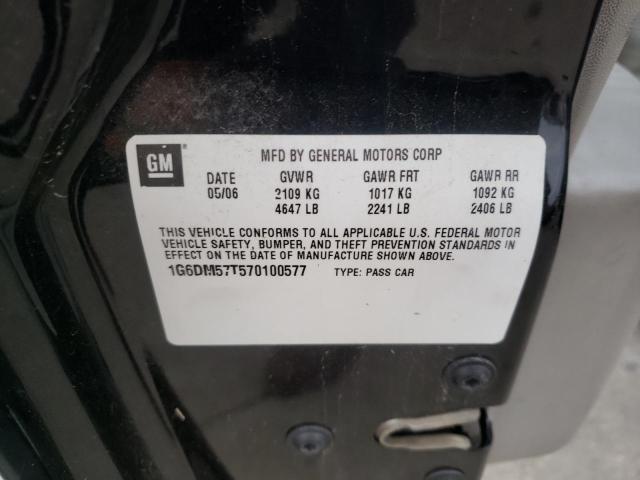 Photo 10 from auction – 2007 CADILLAC CTS with VIN 1G6DM57T570100577