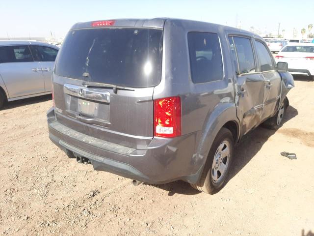 Photo 4 from auction – 2014 HONDA PILOT LX with VIN 5FNYF3H25EB023100